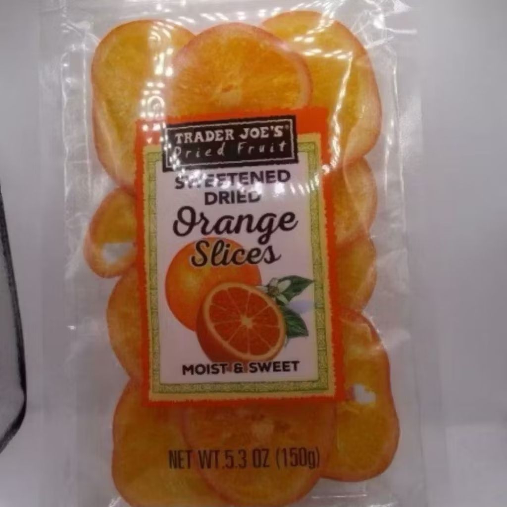 TRADER JOE’S SWEETENED DRIED ORANGE SLICES 150G NATURAL FRUITY SNACK ...