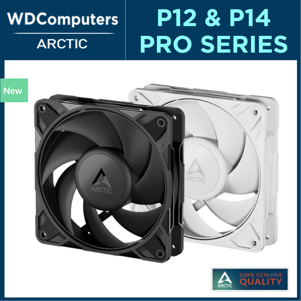 ARCTIC P12 Pro P14 Pro 120mm 140mm PWM Fan P12 3000RPM P14 2500RPM FDB ...