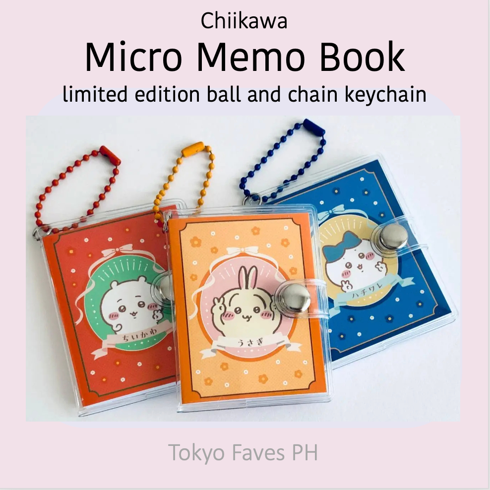 Daiso Watts Can Do Chiikawa Collaboration Micro Memo Book | Shopee Malaysia