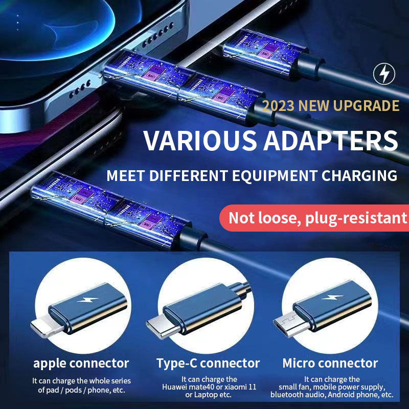 MORUI 5-in-1 Charging Storage Box Type-C to Type-C Cable Charging Set ...