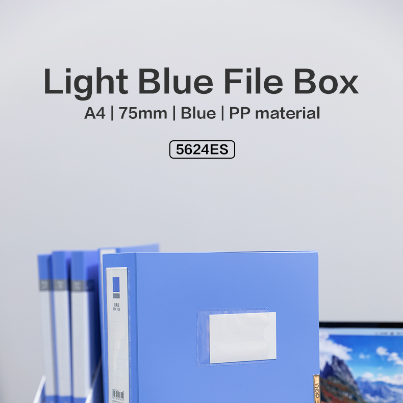 Deli A4 Large-Capacity File Data Box File Folder Box Desktop File ...