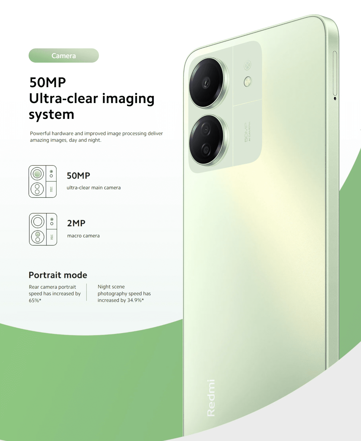 Xiaomi Redmi 13C 6+128GB/8+256GB | 6.74 90Hz Display | 50MP AI Triple ...
