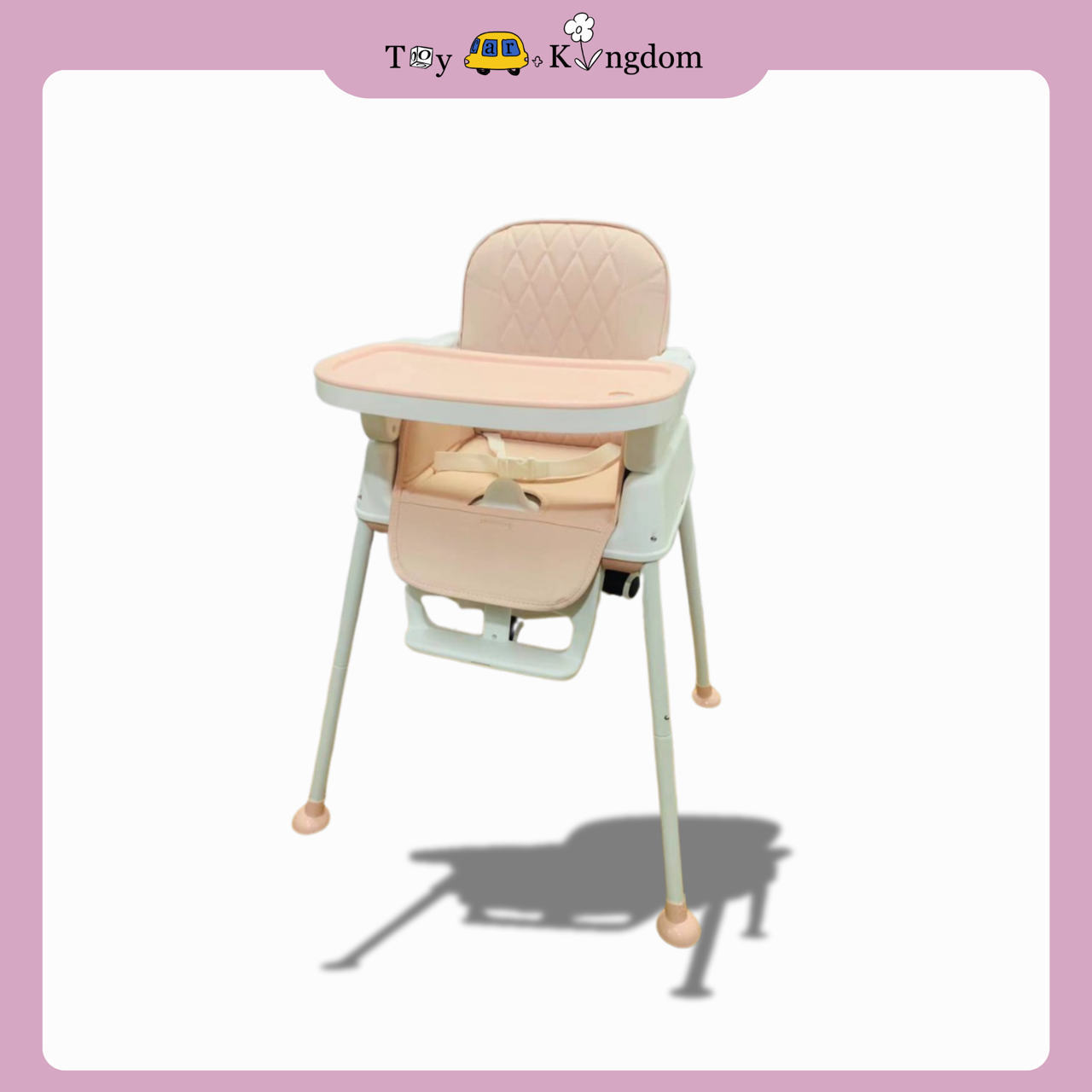 Convertible Table Baby High Chair Foldable Multiuse With Wheels