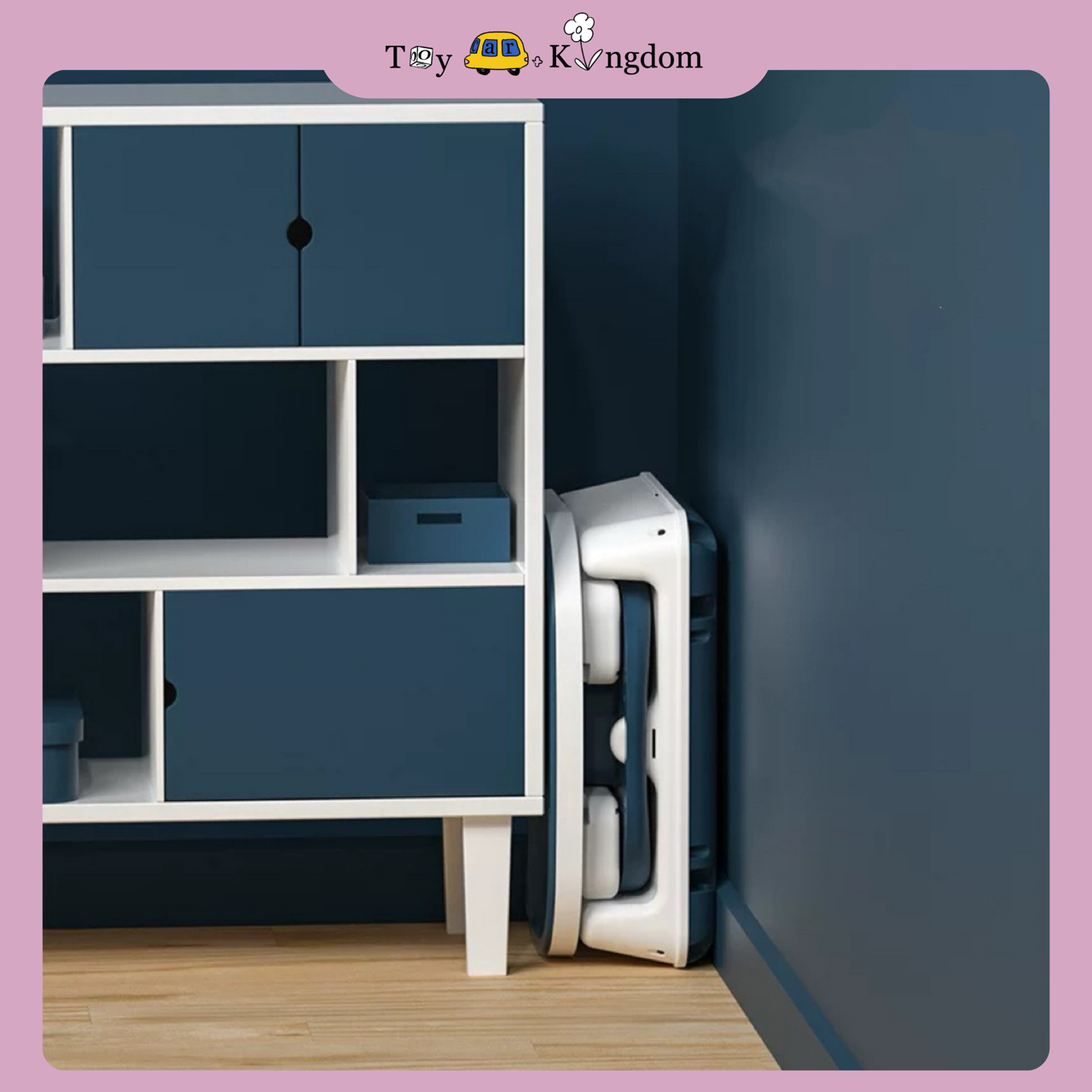 Convertible Table Baby High Chair Foldable Multiuse With Wheels