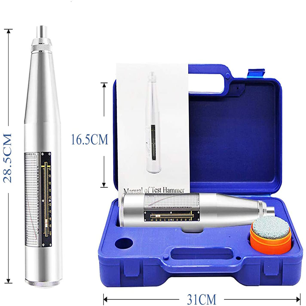 HT-225 Resiliometer Concrete Test Hammer Mortar Concrete Rebound Test ...