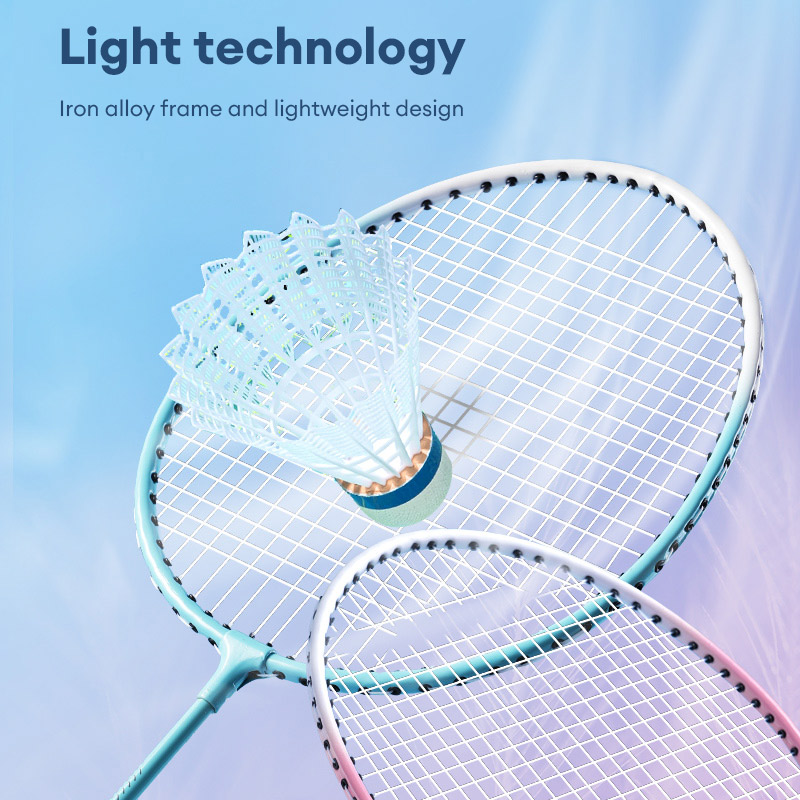 Deli Agnite FH123 Iron Split Badminton Racket (2 PCS/Pair) | Shopee ...