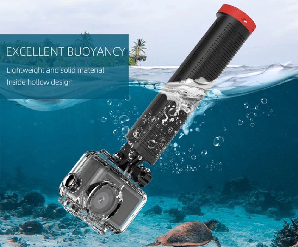 Action Camera Floating Bar Handheld Buoyancy Underwater Monopod Stick ...