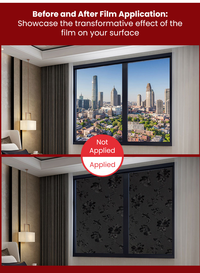 Window Sticker Privacy Tinted Sticker For Window Film 3D Waterproof ...