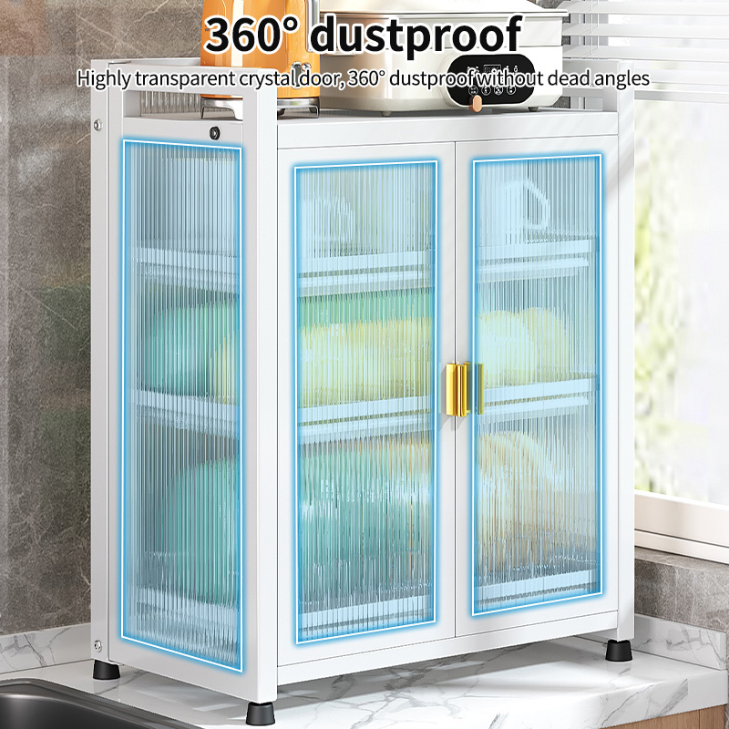 Jiditech Dish Cabinet Dish Rack Drainer Kitchen Countertop Multifun ...
