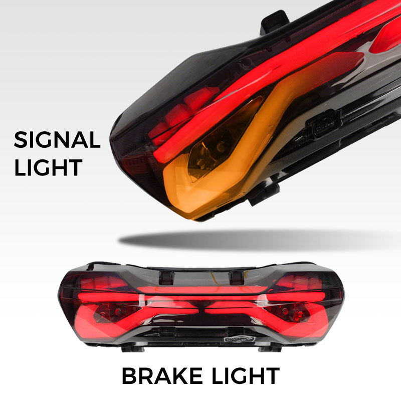 Honda ADV 150/160 Tail Light RGB 20 Modes Motorcycle LED Tail Lamp ...