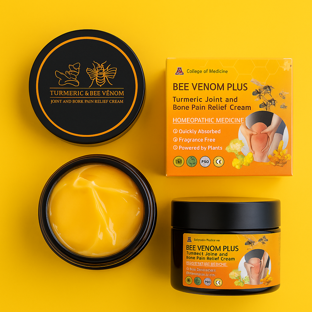 Bee Venom Tumeric Joint Relief Cream Original Venom Pain Relief Repair ...