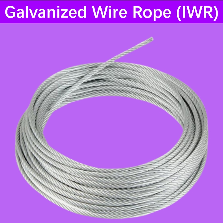 Mago 15-20 Meters 12mm Galvanized Steel Wire Rope (Wire Type 6x19+IWR ...