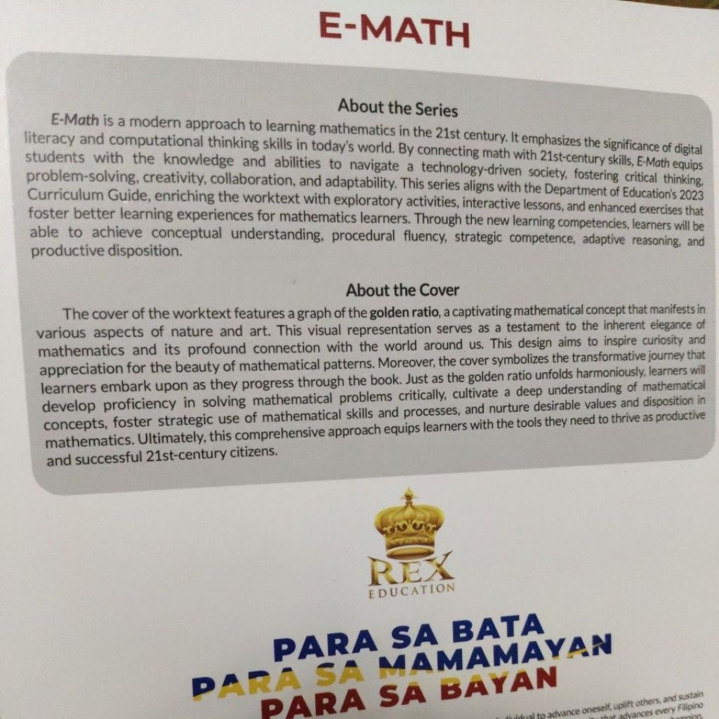 E-MATH GRADE 10 - 2025 MATATAG EDITION | Shopee Malaysia