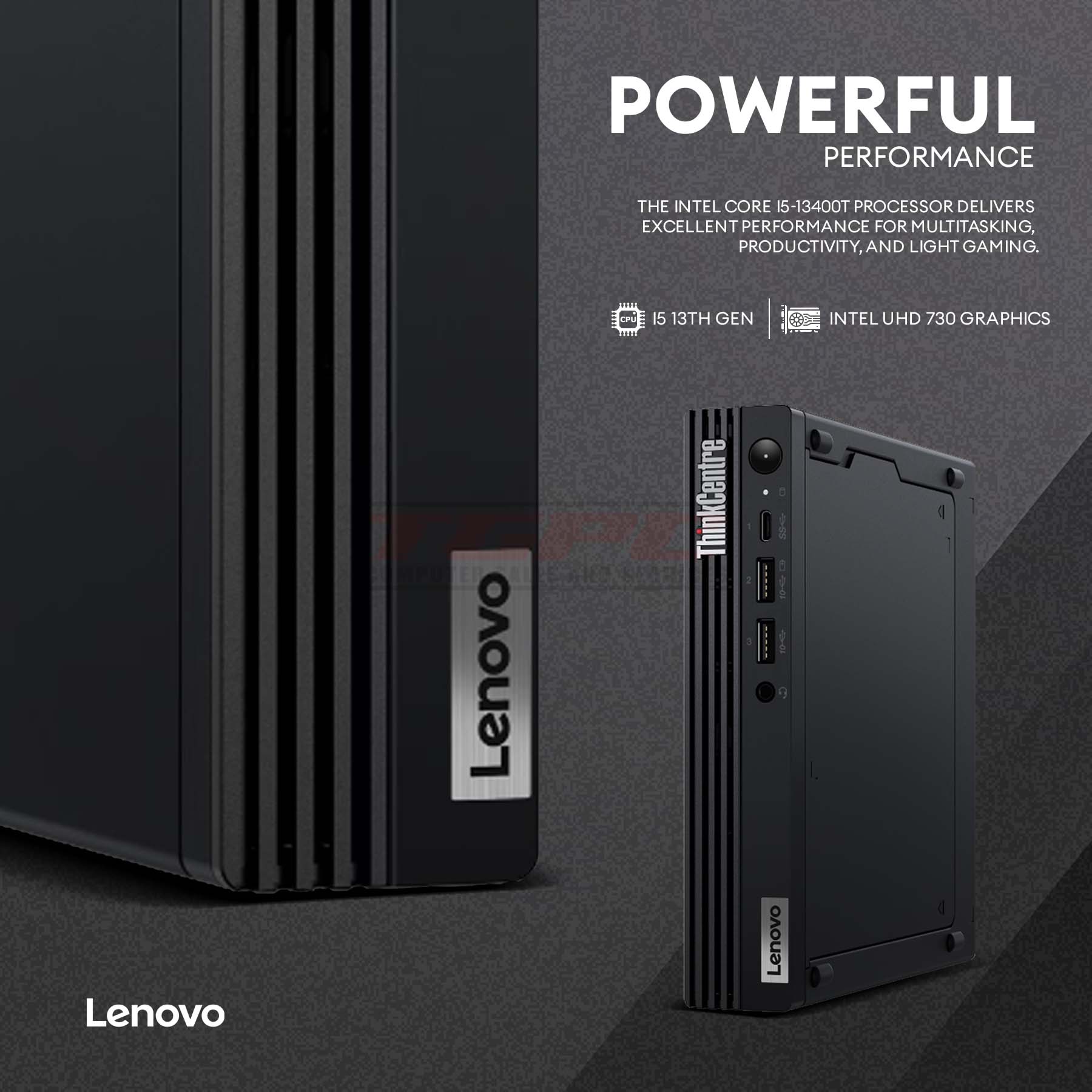TGPC / MiniPC / Lenovo ThinkCentre M70q Gen 4 / i5 13th Gen / 8GB RAM