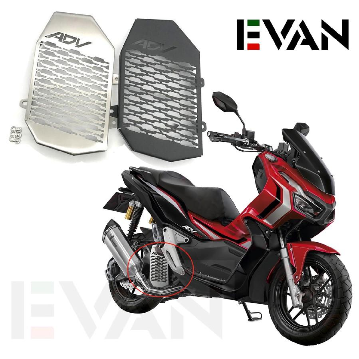 Honda ADV 150 Full CNC Alloy Radiator Cover Pure ADV 2019 2021 ...