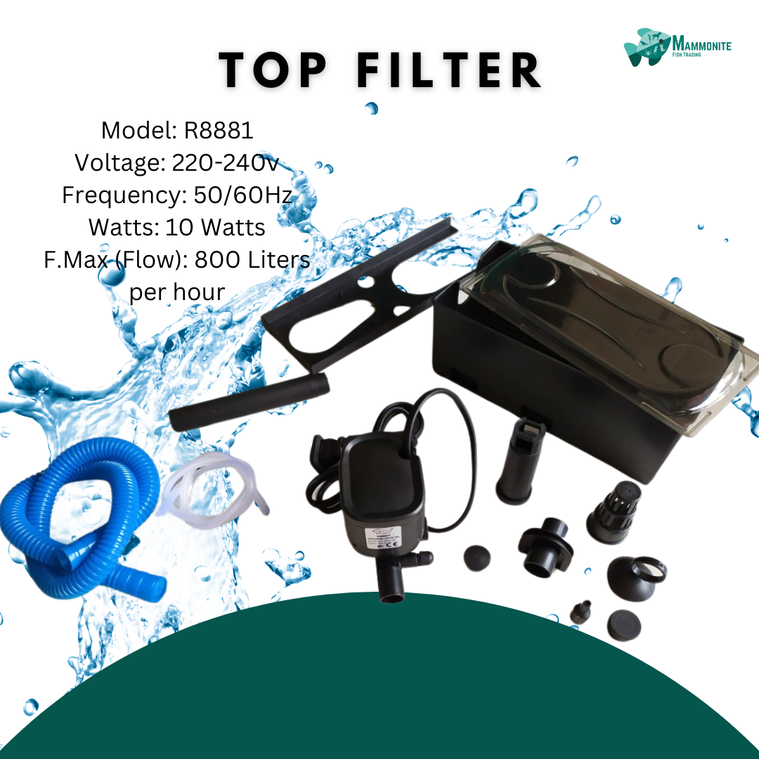 Infinity Aquarium Top Overhead Filter 10 Watts R8881 For 10 - 20 ...