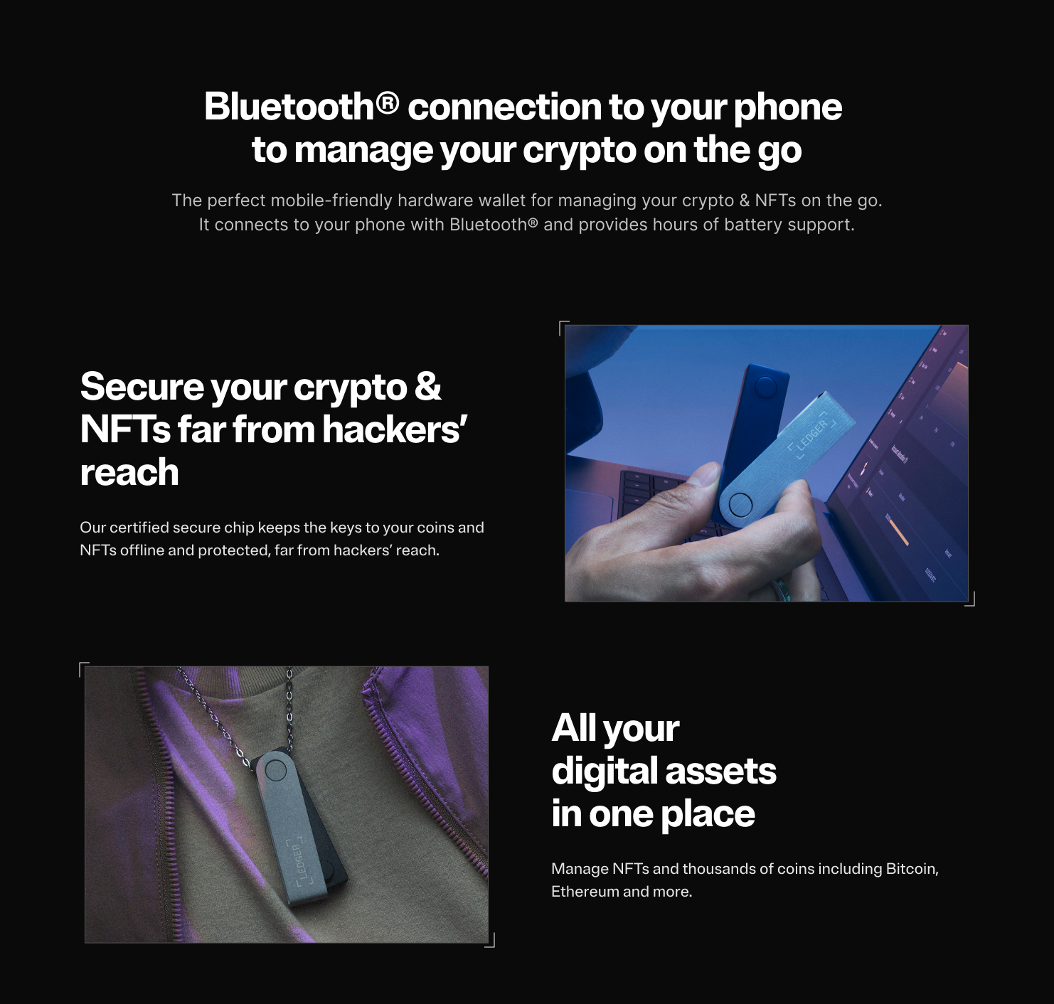 Ledger Nano X Secure And Manage Your Crypto & NFTs On-The-Go With Our ...