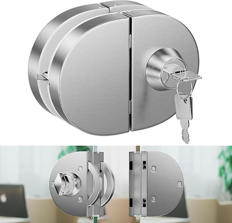 Glass Door Lock With Keys 3/8''-1/2''(10mm-12mm) Glass Doors,Office ...