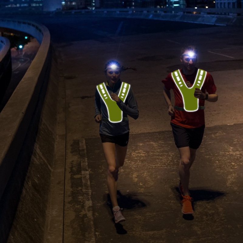 High Visibility Reflective Running Vest for Night Safety | Shopee Malaysia