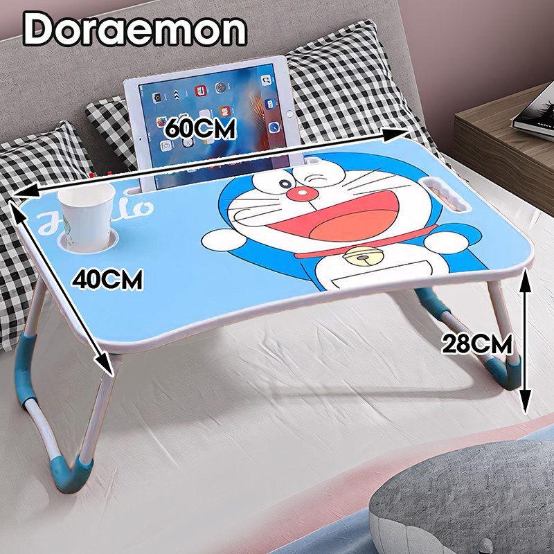 Cartoons Standing Computer Desk Bed Folding Table Mini Office Desk ...