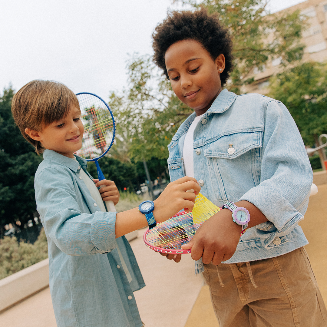 Flik Flak Loop in Neon Kids Watch FPSP073 | H&H Jewellers Cheshire