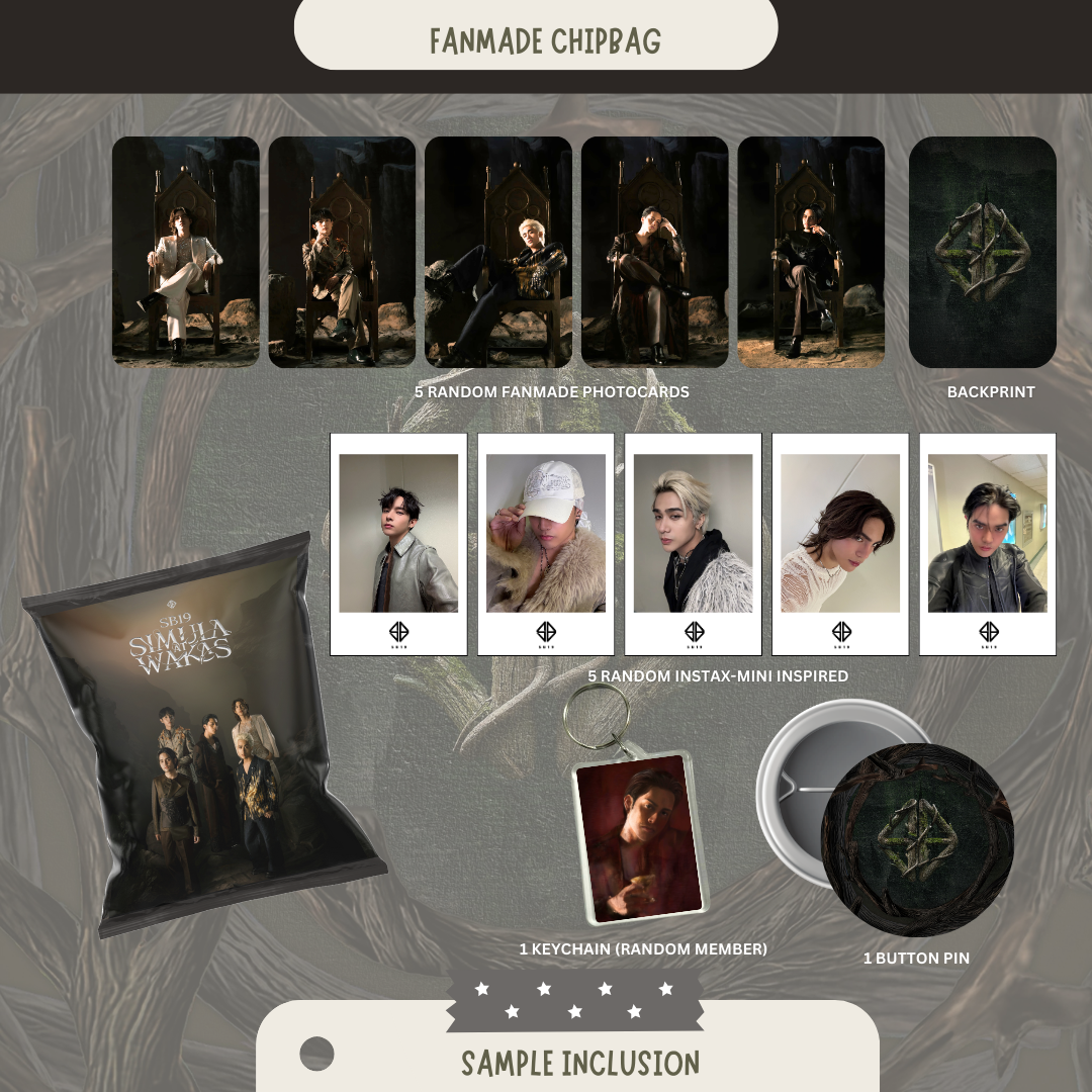 SB19 Fanmade Chipbags and Photocard Sets (PABLO, JOSH, KEN, JUSTIN ...