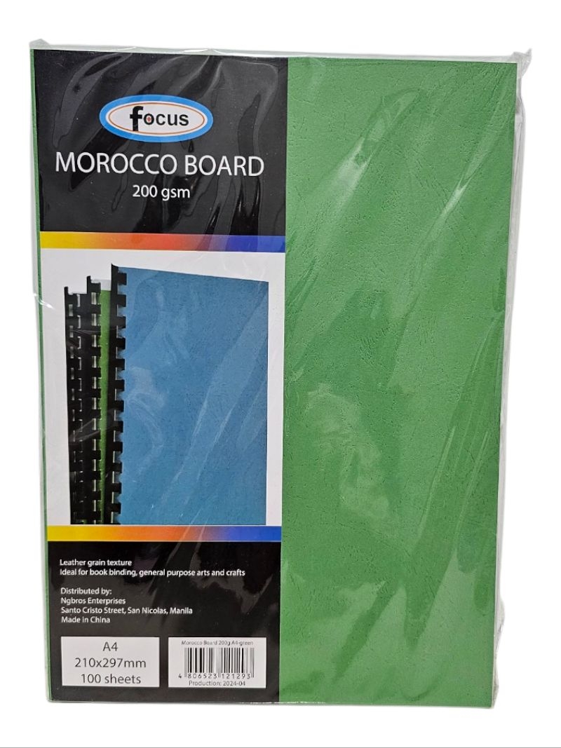 Focus Leather Grain Texture Morocco Board 200 GSM 100 Sheets | Shopee ...