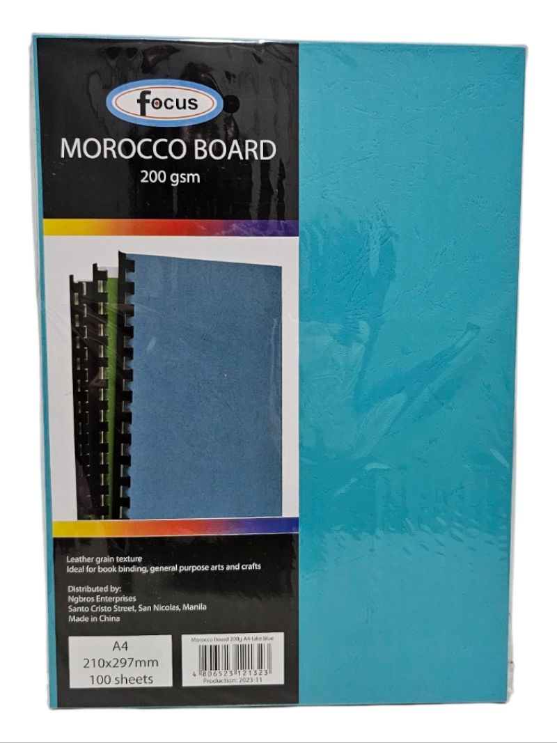 Focus Leather Grain Texture Morocco Board 200 GSM 100 Sheets | Shopee ...