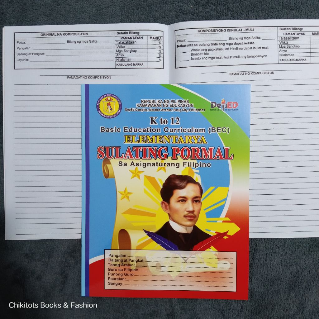 Sulating Pormal | Sulating Pangwakas | Formal Theme |School Project ...