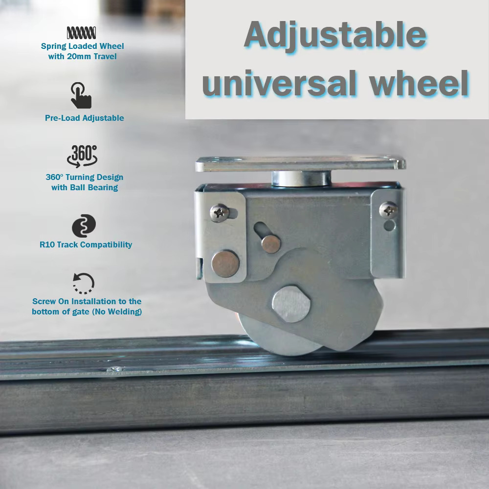 R10 360 Turning Spring-Loaded Sliding Gate Wheel | Heavy Duty ...