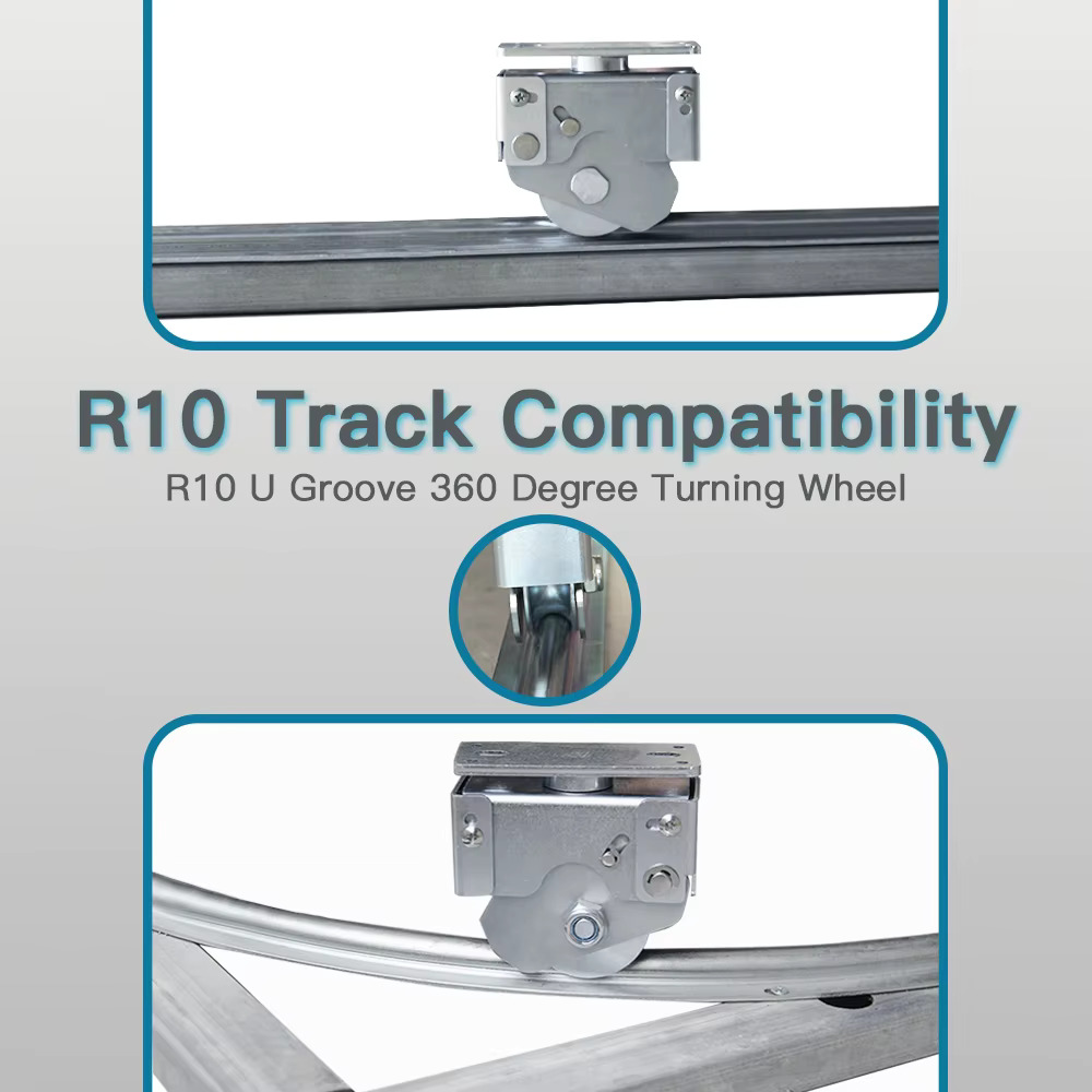 R10 360 Turning Spring-Loaded Sliding Gate Wheel | Heavy Duty ...