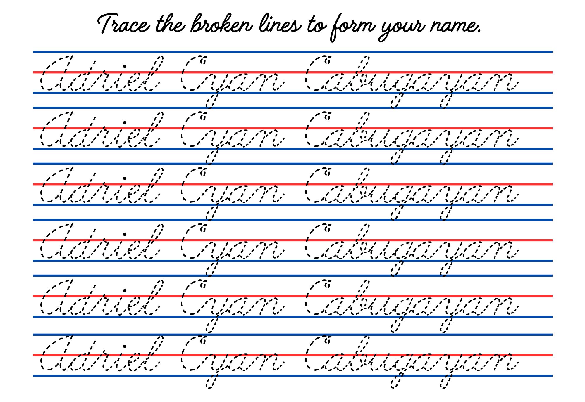 CURSIVE WRITING WORKBOOK FOR KIDS | CURSIVE WRITING & TRACING BOOK ...