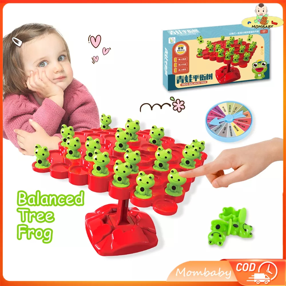Mombaby Frog Balance Tree Kids Learning Toys for Kids Family Games ...