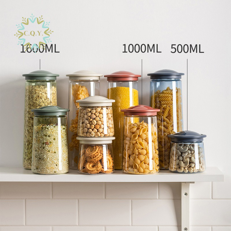 UFO Sealed Containers Snacks Noodle Cereal Straw Storage Jar Kitchen ...