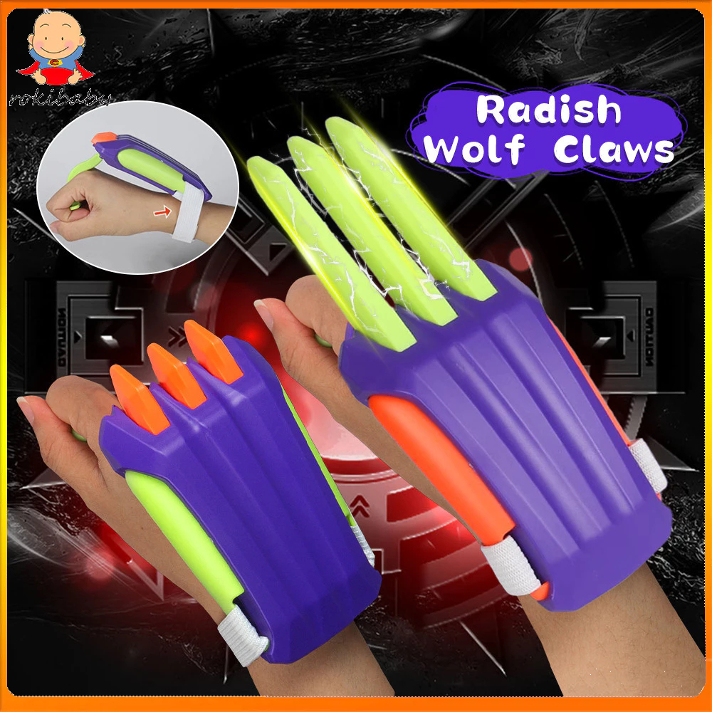 Rokibaby 3D Gravity Carrot Adamantium Claws Wolverine Claws Toy