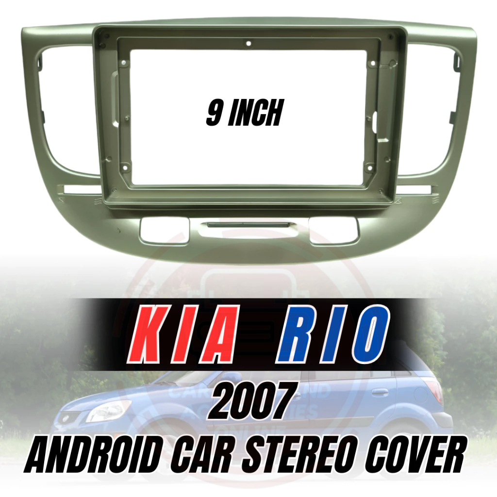 CPAO ANDROID CAR STEREO COVER 9INCH KIA RIO 2007 WITH STEREO WIRE ...