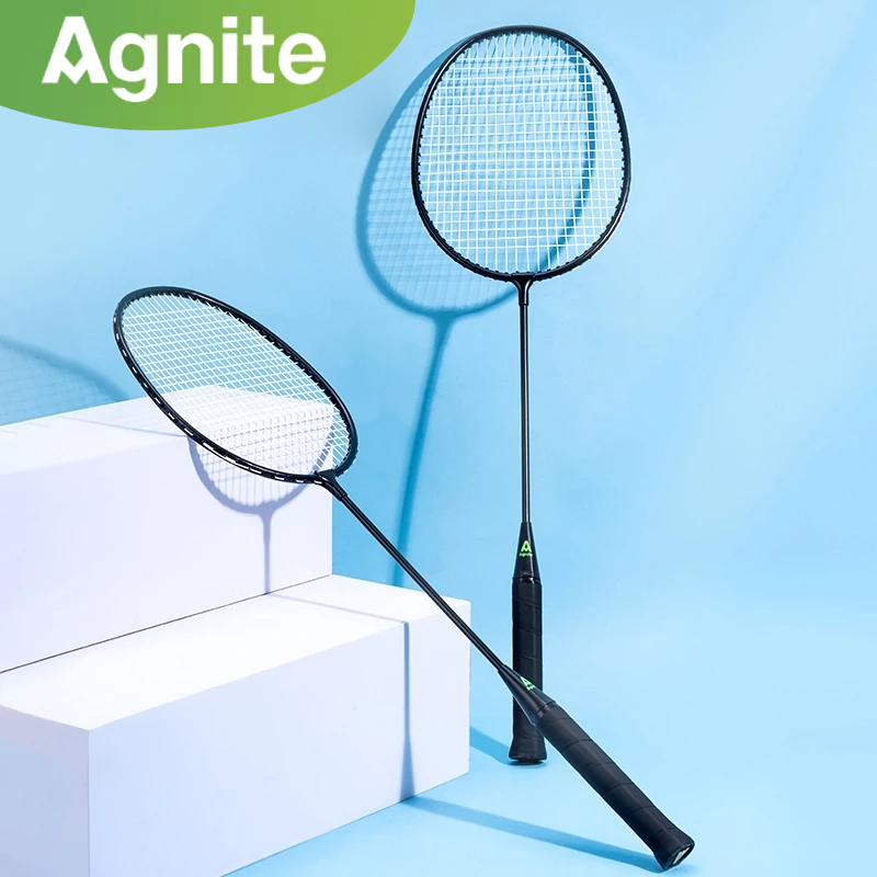 Agnite by Deli 26Lbs lron Alloy Split Badminton Racket 115g (2 PCS/Pair ...