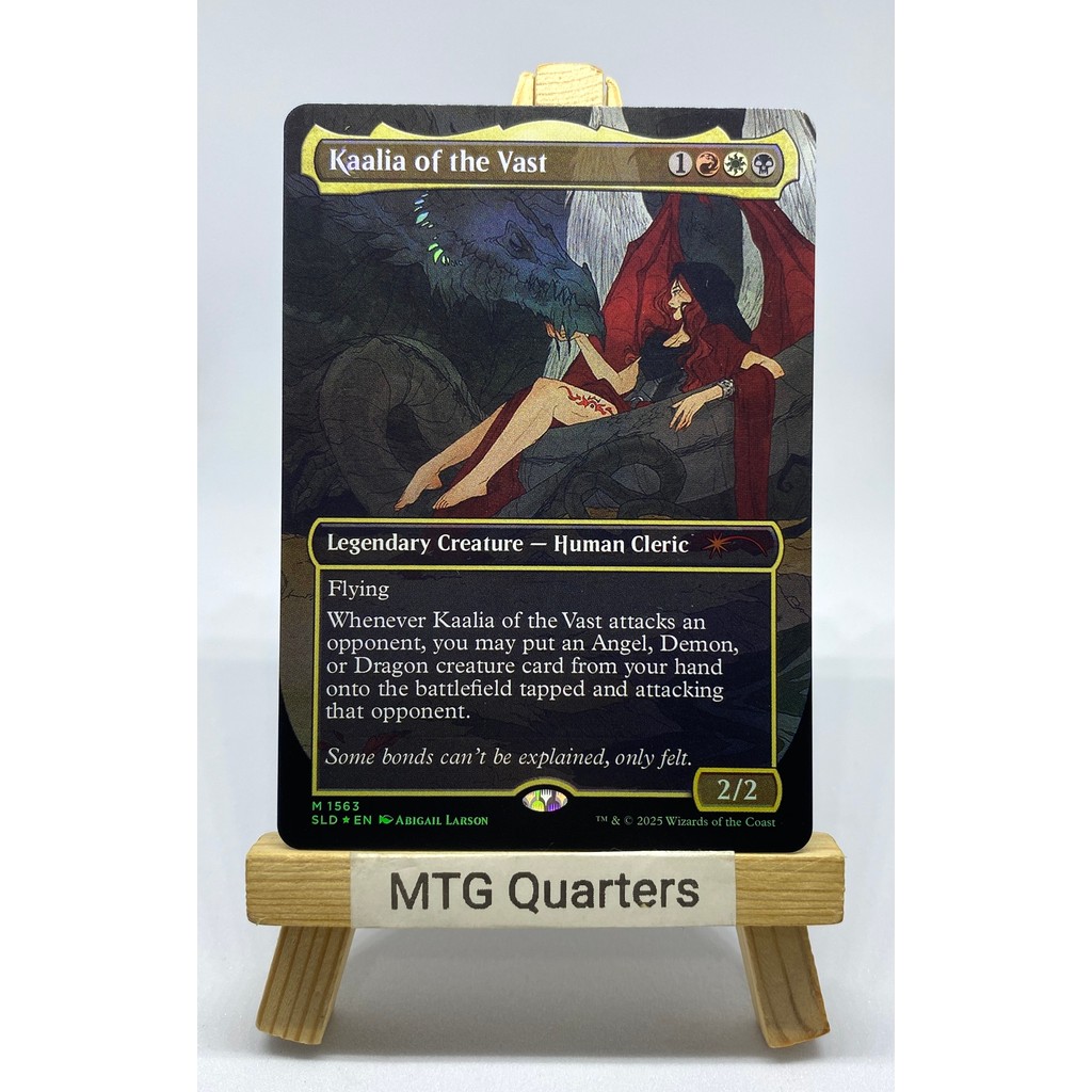 thumbnail image 2 of DIY Kaalia Of The Vast – Foil Borderless Playtest Card – Magic: The Gathering 2 of 5