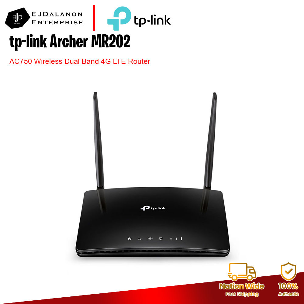 tp-link Archer MR202 Wireless Dual Band 4G LTE Router | EJDalanon ...