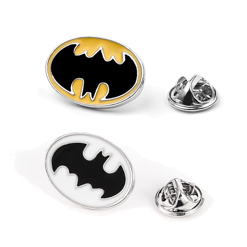 Movie Batman Badge Cartoon Brooch Pin Clothing Source | Shopee Malaysia