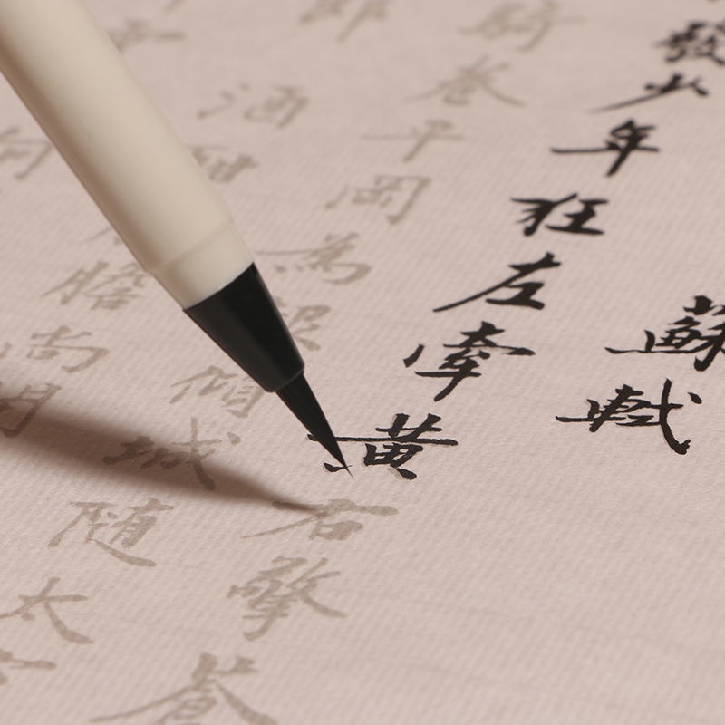 New Style Brush Fly Head Small Case Calligraphy Pen Type Can Add Ink ...