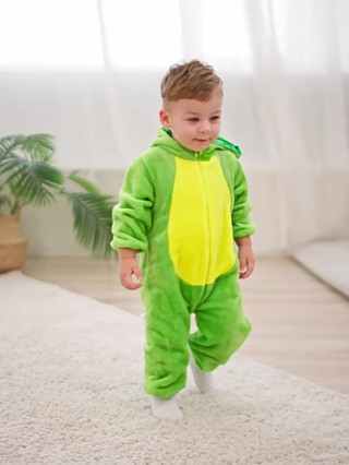 Baby Kigurumi Dinosaur Pikachu Stitch Cartoon Romper Infant Kids Animal ...