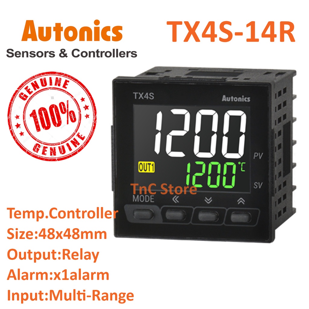 Autonics Temperature Controller TX4S14R/TX4S14S/TX4S14C equal TCN4S24R E5CCRX2ASM E5CC