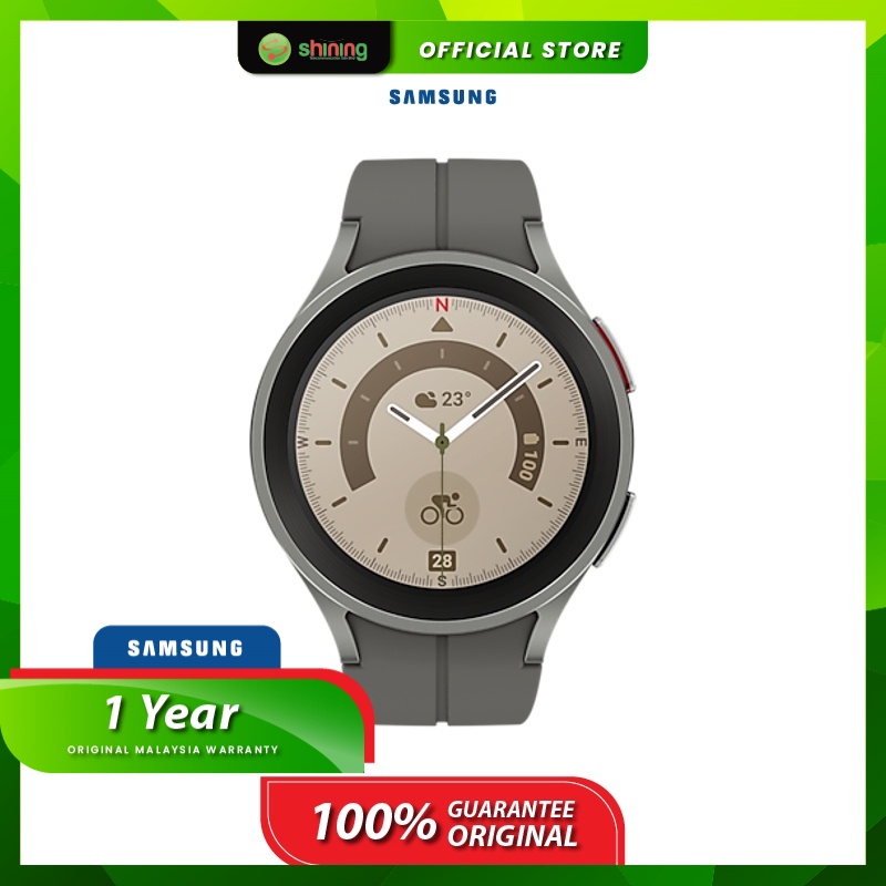 Samsung Galaxy Watch 5 Pro (45mm)(SM-R920)(Gray Titanium) | Shopee Malaysia
