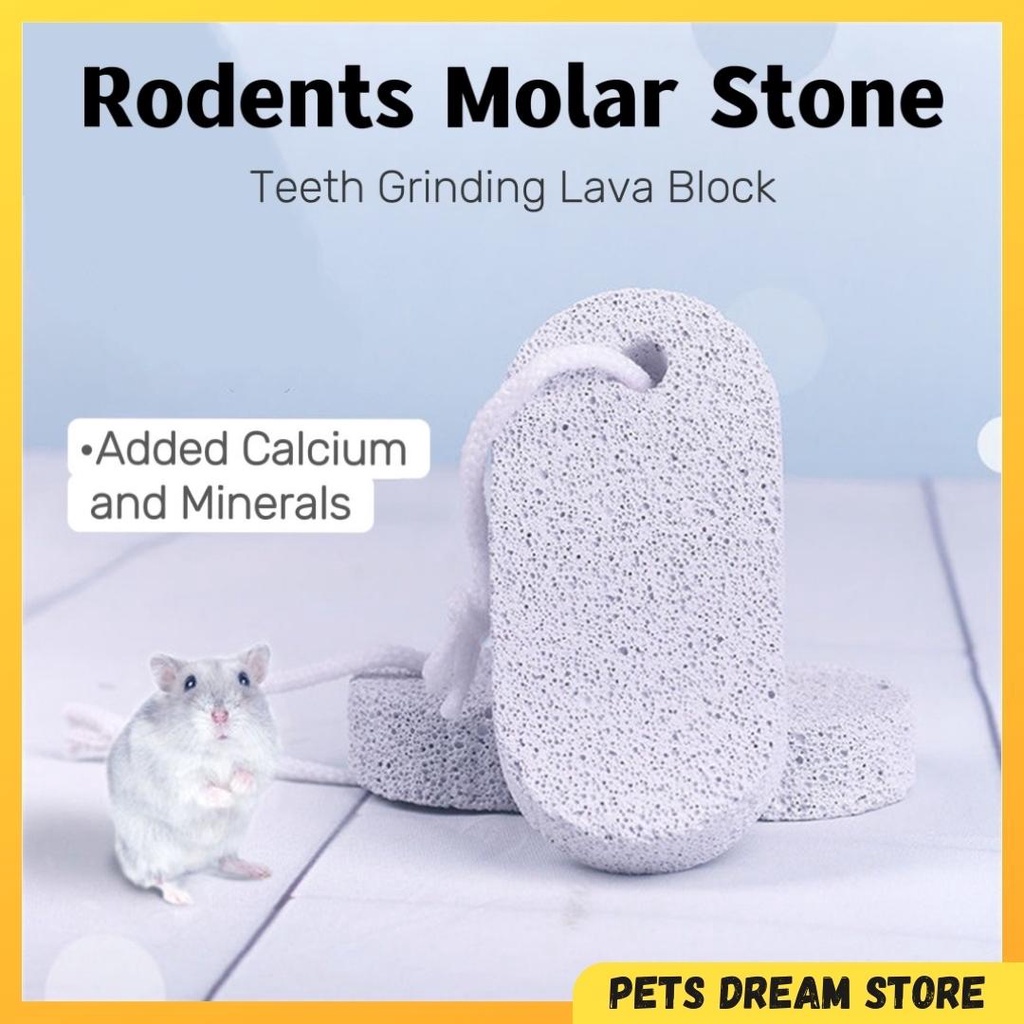 Hamster gnawing stone 9cm lava blocks Volcanic Rock Chinchilla Molar