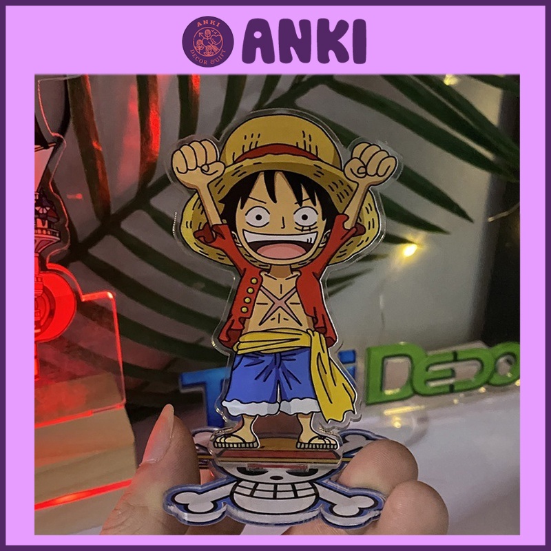 One PIECE Model Table And Shelf Decoration, Straw Hat Tape standee, anime Pirate Character