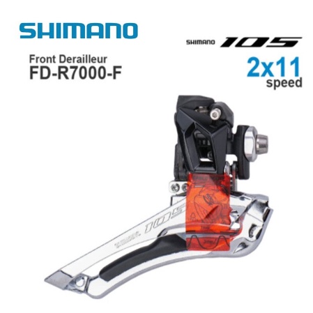 SHIMANO 105 R7000 Series FD-R7000-F/B 2x11 Speed Front Derailleur braze ...
