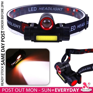 2Pcs 6000 Lumens Head Torch Rechargeable LED Headlamp