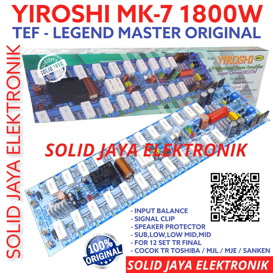 Yiroshi MK7 MK7 MK7 7 MK-7 1800W POWER DRIVER KIT Without TRANSISTOR TR