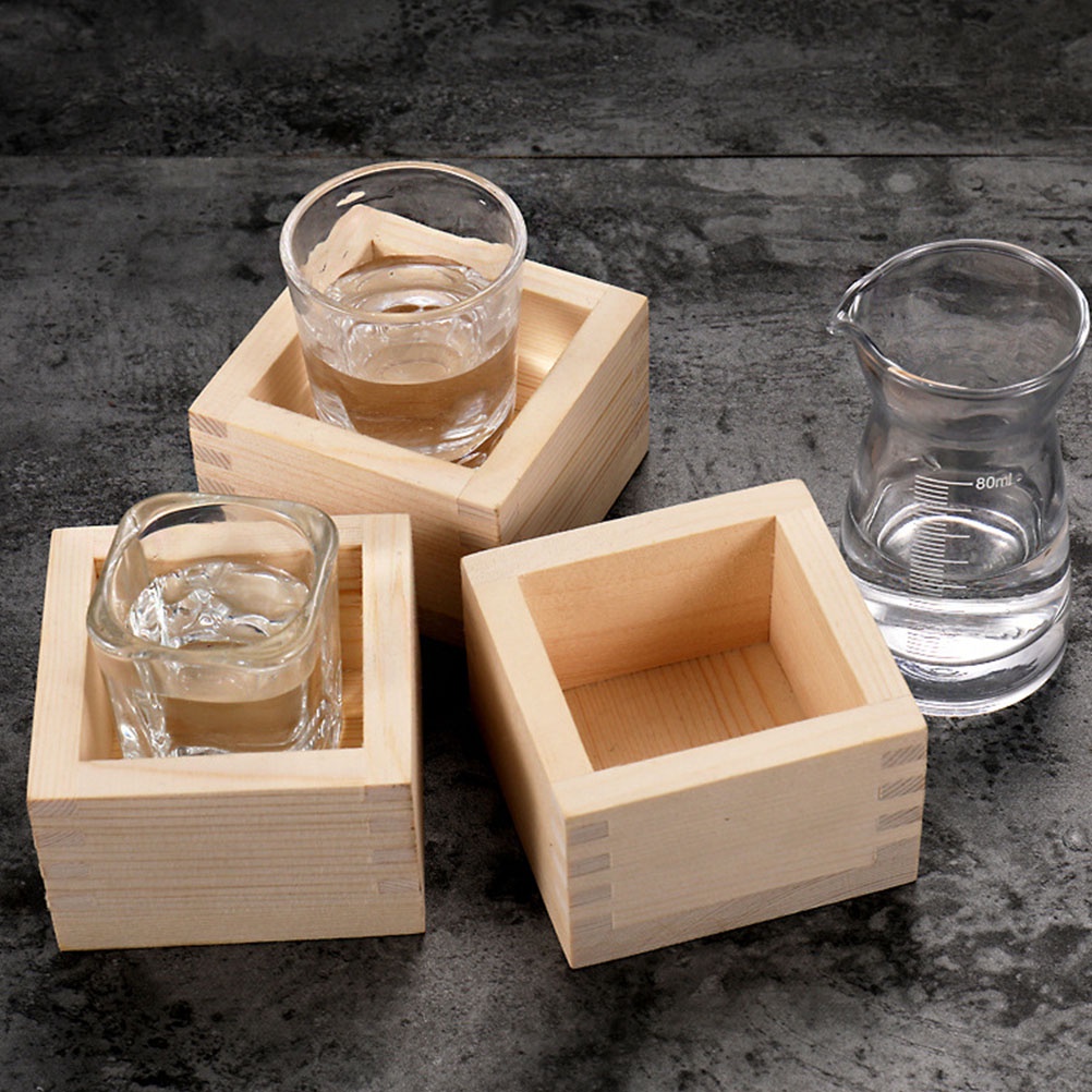 [READY STOCK] Traditional Sake Cup Japanese Glass Tea Cups Saki Asian
